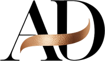 Logotipo AD de Alessandra Dejtiar Advocacia